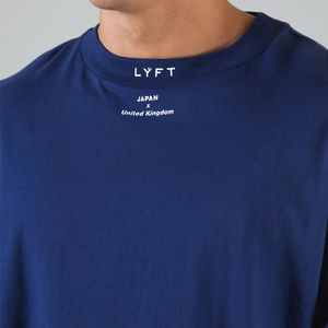 T-shirt surdimensionné pour homme Gym Bodybuilding Fitness Loose Casual Cotton Short Sleeve Microfiber Street T-Shirt - Product Image 3