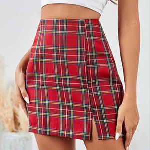Minifalda corta personalizada para chicas al por mayor, minifalda Billie para mujer, falda escocesa tradicional para mujer escocesa - Product Image 1