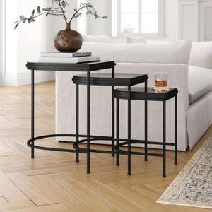 Mesa auxiliar de metal única y duradera con encanto antiguo y artesanía Premium adecuada tanto para Decoración - Product Image 4