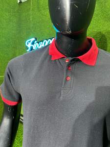 Polo cómodo y transpirable de secado rápido, Polo de tela de punto de algodón 100%, polos al por mayor más vendidos - Product Image 3