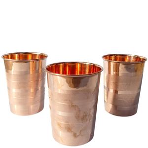Verres à boire en acier inoxydable lisse couleur or rose, décorés, adaptés aux cocktails, bières, vins et eaux - Product Image 3