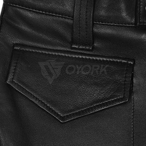บริการ OEM กางเกงหนังสไตล์ล่าสุด คุณภาพสูง กางเกงหนังออกแบบตามสั่ง ราคาประหยัด - Product Image 5