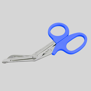 Nuevas tijeras de vendaje médico de primeros auxilios, tijeras de primeros auxilios médicas pesadas romas y afiladas curvas al por mayor - Product Image 4