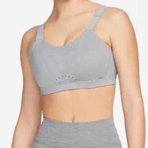 Soutien-gorge de sport respirant et écologique pour femme avec bretelles réglables en Spandex/Nylon, maintien moyen, séchage rapide - Product Image 4