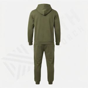 Ensemble de survêtement pour homme de qualité supérieure, personnalisable, en tissu professionnel, avec logo, deux pièces, tenue de sport - Product Image 2
