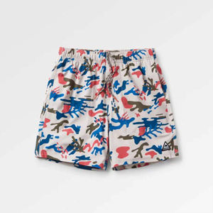 Pantalones cortos ecológicos de poliéster sólido para hombre con cintura elástica para la playa de verano y ropa informal - Product Image 1