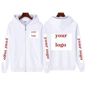 Sudaderas con capucha personalizadas, logotipo de bricolaje, impresión de imagen, ropa, cremallera personalizada, Sudadera con capucha, pulóver, talla de Jersey, 2017 - Product Image 3
