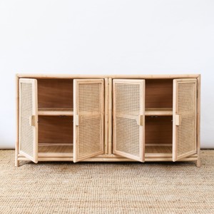 Armoires compactes et modernes armoires de rangement en rotin de luxe armoires pour l'organisation de la maison et de la cuisine - Product Image 3