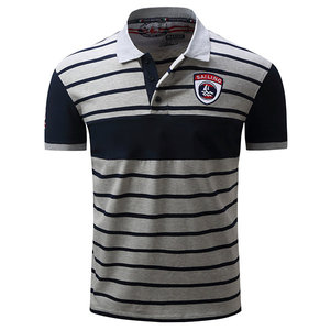 เสื้อยืดสำหรับผู้ชายระบายอากาศได้ดีและกันรอยยับพร้อมการปักลายนูนและการพิมพ์สกรีนลาย - Product Image 3