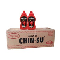 Sauce chili traditionnelle épicée au Vietnam bouteille en plastique de sauce pimentée Chins-u piquante 250g-Sauce chili piquante et très piquante