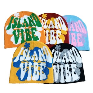 หมวกถักนิตติ้งสำหรับฤดูหนาวที่มีโลโก้ทั้งหมดหมวกผ้าขนแกะแจ็คการ์ดแบบมีลายกะโหลกโบว์ดีไซน์ใหม่ตามสั่ง - Product Image 1