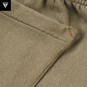 Personalizado en blanco de calidad de exportación Streetwear entrenamiento polar Joggers pantalones cortos logotipo personalizado hombres Casual tejido francés Terry pantalones cortos de lana - Product Image 5