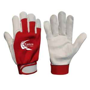 Venta al por mayor Guantes de seguridad de cuero de vaca Guantes de trabajo industriales con alta protección de soldadura para diversas aplicaciones industriales - Product Image 6
