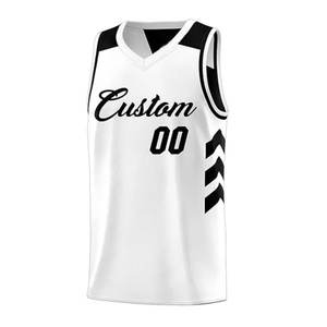 2025 ensemble de maillot de basket-ball réversible personnalisé de haute qualité respirant imprimé votre propre conception d'équipe Applique vêtements de basket-ball - Product Image 2