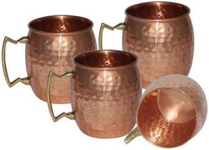 Moscow Mule Copper <b>Mug</b> Elegant Gift <b>Set</b> for Parties Bars and Events Large Capacity Copper <b>Mug</b> Ideal for Cocktails - Product Image 3