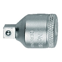 GEDORE 3020 Socket Reducer 3/8 Drive Square to 1/4 Output Square <b>28mm</b> Length - Product Image 1