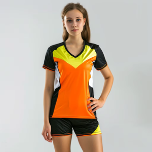 Venta al por mayor personalizado precio de fábrica niñas voleibol uniforme personalizado sublimación señoras voleibol Jersey mujeres voleibol uniforme - Product Image 3