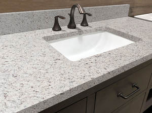 Surface de grande dalle polie en marbre granit blanc lune - Product Image 6