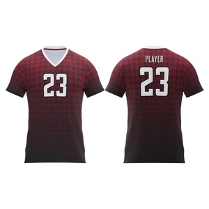 High Quality Stitched Quick Dry Fashion Sportswear Volleyball Jerseys Customized Sizes Solid-Color Volleyball Jerseys For Sale - Product Image 4