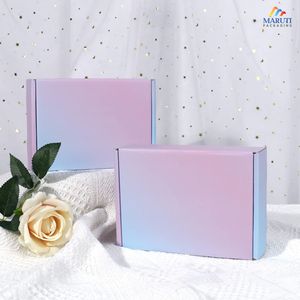 Customizable Kraft Paper Mailer Box Durable Duplex Corrugated Packaging with Full-Color Bronzing Print for Eye Cream - Product Image 4