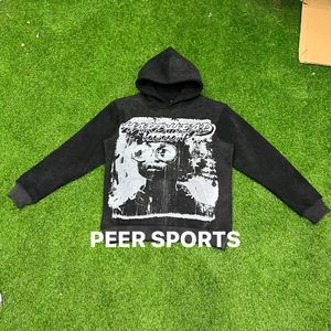 Venta caliente de los hombres sudaderas con capucha casuales Pakistán 100% algodón nuevo diseño ropa de calle pulóver para el invierno más vendidos bajo MOQ al por mayor - Product Image 1