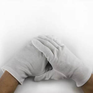 Guantes de Algodón Personalizados de Alta Calidad, Nuevo Diseño, Protección para las Manos, Bajo MOQ, Guantes de Seguridad de Algodón - Product Image 2