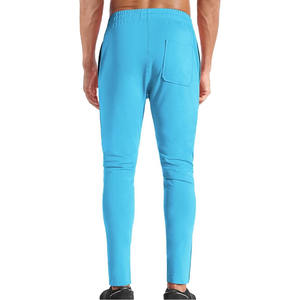 Pantalon extensible à séchage rapide pour hommes pantalon en soie glacée couleur unie taille moyenne pantalon décontracté à jambe droite respirant mince Sport - Product Image 2