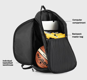 Sac à dos de sport de luxe en nylon et polyester de haute qualité, grande capacité, imperméable, pour la gym, l'école, les voyages, motif lettres - Product Image 3