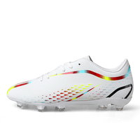 OEM Özel Logolu Unisex Uzun Kramponlu Futbol Ayakkabıları TPU Dış Taban EVA Orta Taban Açık Hava Spor Sahası Ayakkabıları Toptan Satış