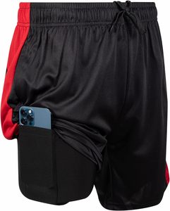 <b>Men's</b> Athletic Gym <b>Shorts</b> Quick Dry Woolen Basketball <b>Shorts</b> with <b>Pattern</b> Decoration for Running Casual Activewear - Product Image 3