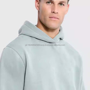 Survêtement décontracté pour homme, coupe ample, avec capuche, jogging, épaules tombantes, respirant, en molleton, logo imprimé, survêtement décontracté pour homme, coupe ample - Product Image 3