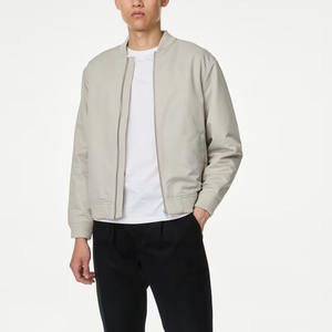 Chaquetas de bombardero de otoño para hombre, prendas de vestir informales para hombre, chaquetas cortavientos gruesas y cálidas de lana para hombre, chaqueta de bombardero para hombre - Product Image 3