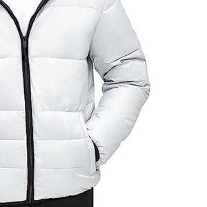 2025 Premium Quality Hooded Winter Custom Canvas <b>Puffer</b> <b>Jacket</b> <b>Men</b> High Street Zipper Button Front OEM Service All Colors - Product Image 6