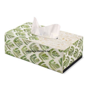 Decorative Mother of Pearl Tissue Box Rectangle Shape Handmade <b>Napkin</b> <b>Holder</b> Premium Quality Wooden Tissue Box - Product Image 5