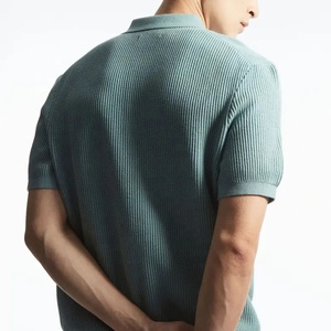 Venta al por mayor de ropa de calle personalizada logotipo en blanco color sólido Polo camisa para hombres 100% algodón hombres mejor precio liso cómodo Polo camisetas - Product Image 4