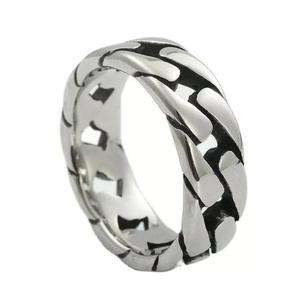 Outlet Factory anillos simples para hombres casados <span class=keywords><strong>anillo</strong></span> de dedo <span class=keywords><strong>hombre</strong></span> para <span class=keywords><strong>hombre</strong></span> 925S Alianza de boda de plata - Product Image 5
