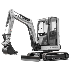 Mini pelleteuse Bobmaster Ultimate Yanmar moteur diesel 2680 kg avec commande par joystick à bras articulé - Product Image 1