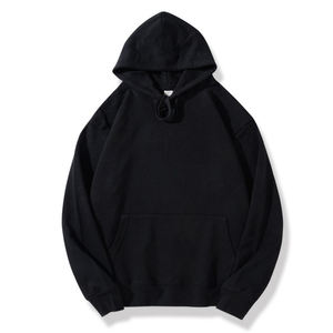 Alta calidad nueva llegada mejor diseño de moda Hip Hop 100% algodón personalizado manga larga pulóver Sudadera con capucha en blanco - Product Image 2