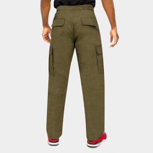 Pantalon de survêtement décontracté pour homme, coupe ample, personnalisé, en toile, taille élastique, design évasé, pour le sport et le fitness - Product Image 5