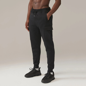 Pantalon de jogging d'entraînement à logo personnalisé pour hommes Pantalon de survêtement à cordon Slim Fitness Pantalon de survêtement - Product Image 1