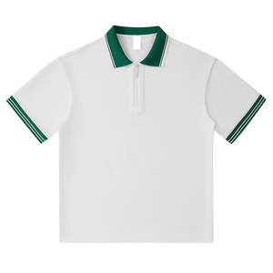 Polo décontracté à manches courtes pour homme avec logo personnalisé, en mélange de coton de haute qualité, respirant, imprimé, pour vêtements promotionnels d'entreprise - Product Image 6