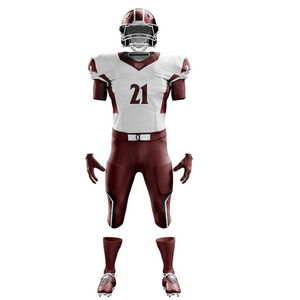 Nouveau maillot de football américain élégant pour hommes, taille plus, imprimé par sublimation, col en V, pantalon, 12 panneaux, manches courtes, uniformes d'équipe, rapide - Product Image 1