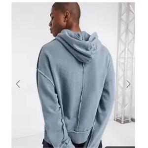 Men's Casual Pullover Hoodie <b>Long</b> Sleeve Hoodie <b>Sweatshirt</b> High Quality Streetwear Sport Hoodie with Dobby Design - Product Image 5