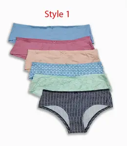 Hot Factory surplus garments high quality Ladies briefs with picot from indian exporters