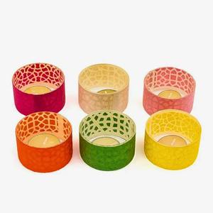 Best Quality Handcrafted Sanjhi <b>Tealight</b> <b>Holder</b> for Festive Ambience or Home Decor and Spiritual Settings Available for Sale - Product Image 2