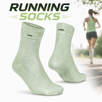 Chaussettes de course unisexes, légères, avec coussinets, logo personnalisé, antidérapantes, pour la course à pied, performance sportive