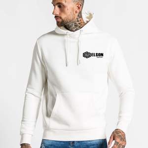Sudadera con capucha para hombre, hecha a medida, de talla grande, manga larga, algodón suave de alta calidad, tela transpirable, logotipo impreso de Color sólido - Product Image 1