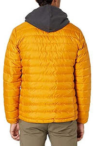 <b>Yellow</b> Color Stand Collar <b>Puffer</b> <b>Jackets</b> Men's High Street Style Long Sleeve Eco-Friendly Polyester Waterproof Casual Winter - Product Image 4