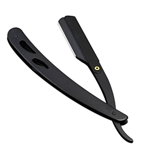 Nueva maquinilla de afeitar recta de acero inoxidable para hombres de alta calidad, maquinilla de afeitar Manual con soporte para cuchillas - Product Image 3