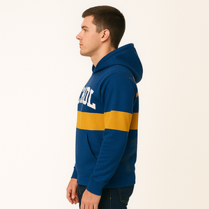 เสื้อฮู้ดผ้าโพลีเอสเตอร์แบบระเหิด100% ที่กำหนดเองระบายอากาศทนทานสำหรับฤดูหนาวสำหรับทีมโรงเรียนเครื่องแต่งกายสำหรับคลับกิจกรรมส่งเสริมการขาย - Product Image 4